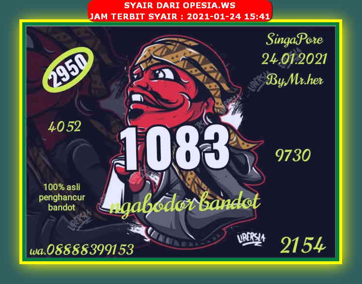 PREDIKSI singapura