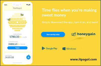 Get paid for Unused Internet Traffic | Honeygain App