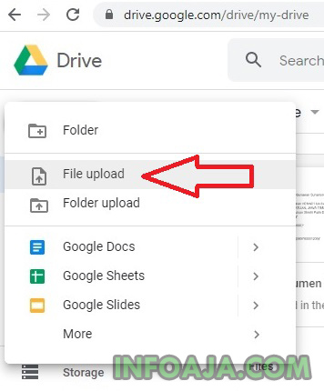 File Upload Google Drive