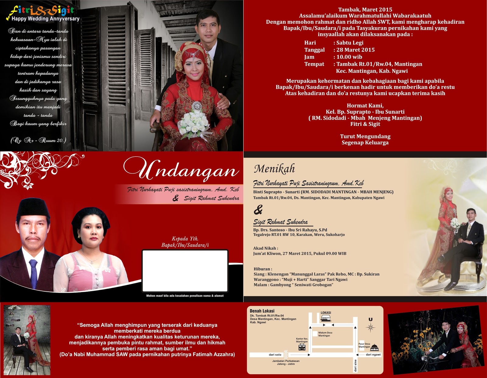 Download Desain Undangan Pernikahan 4 Gratis Dokter Corel