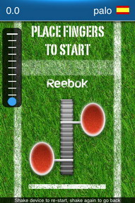 Reebok iSprint free iPhone game available via AppStore