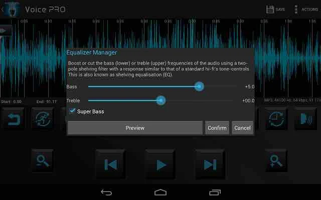 تحميل برنامج تحرير الصوت Voice PRO - HQ Audio Editor مجانا للاندرويد