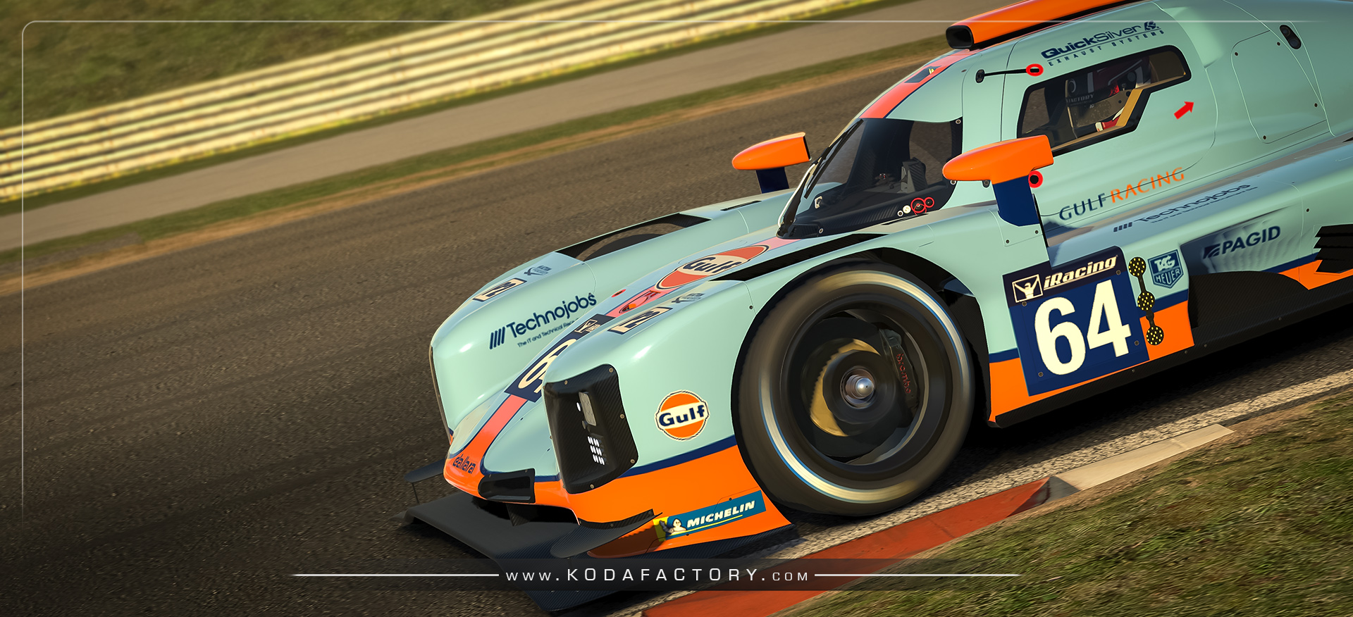 Koda Factory: Gulf Racing Dallara P217 LMP2 | iRacing