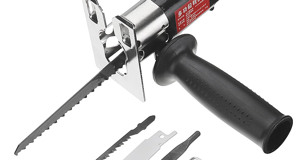 Reciprocating Saw Multi Use Attachment Change Electric Drill Into Jig