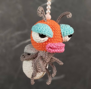 PATRON GRATIS MOSQUITO AMIGURUMI 46543 🦟