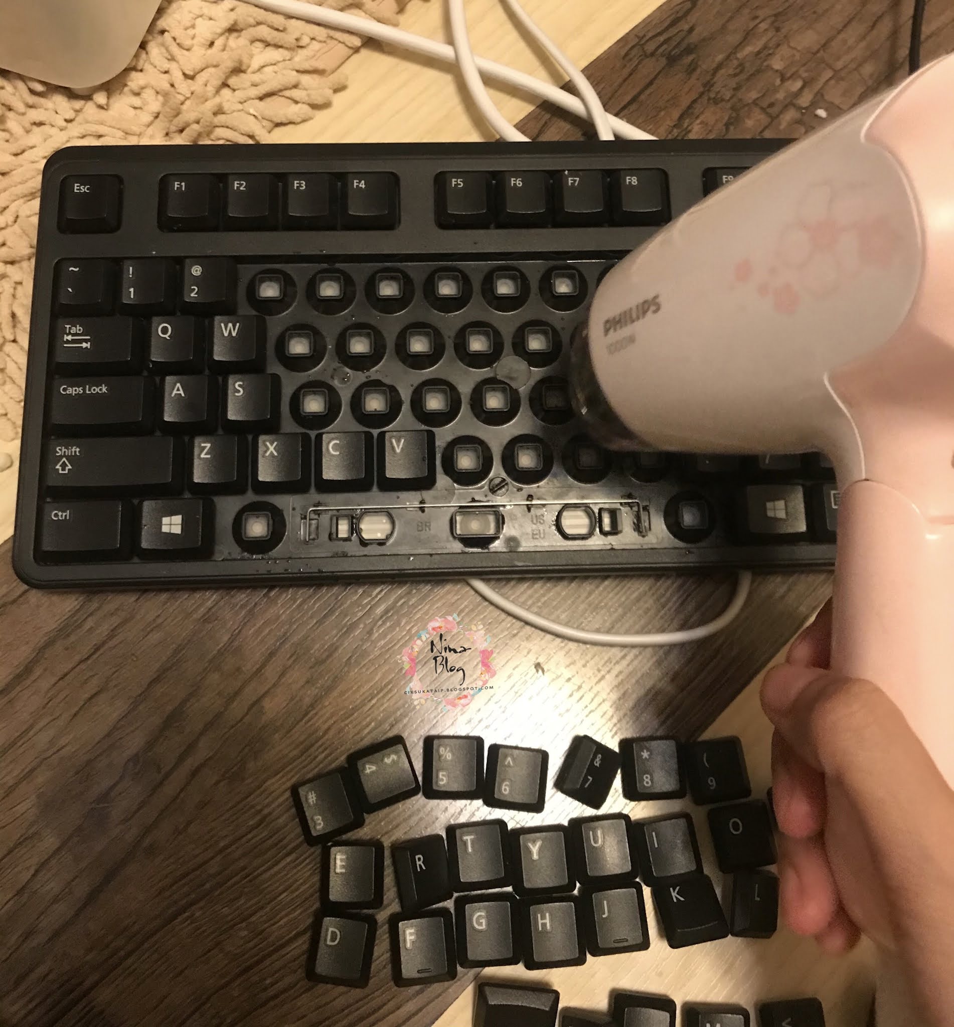 Tips Cuci Keyboard Yang Terkena Air Bergula cik sukα taip