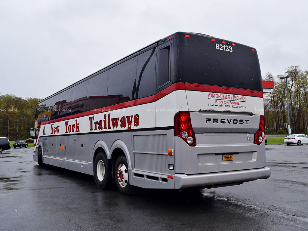 New York to Rochester on Trailways' Prevost