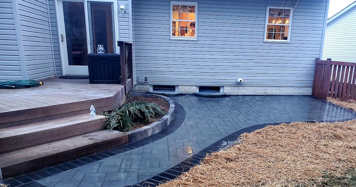 Custom Stoneworks & Design Inc. Howard County paver patio installed