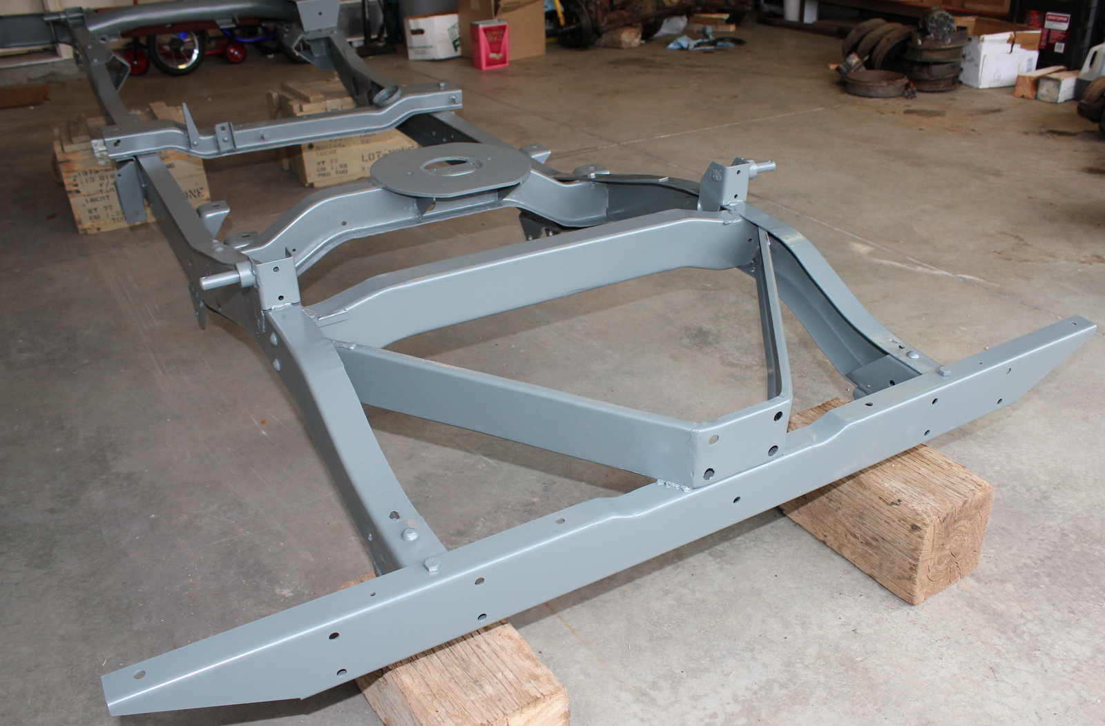 1943 Willys MB Jeep Restoration Project: Frame is done!