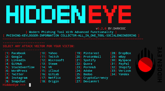 Top 9 Advance phishing Tool for hack a social site, website etc