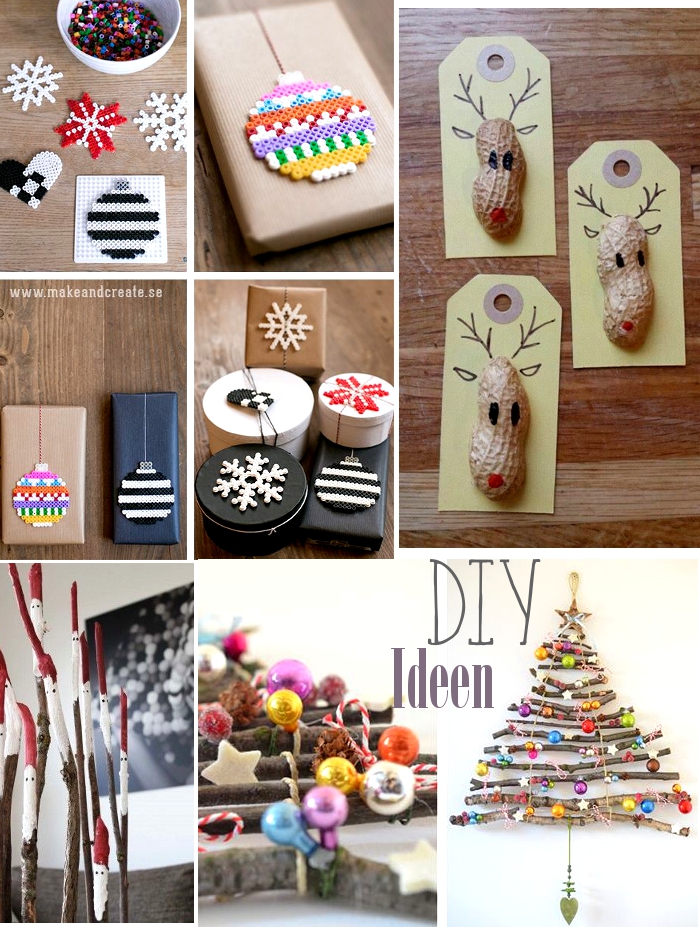 pieces of what Last Minute Weihnachts DIY Ideen