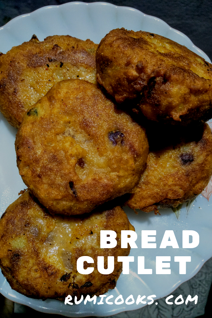 Indian Style Bread Cutlet Recipe