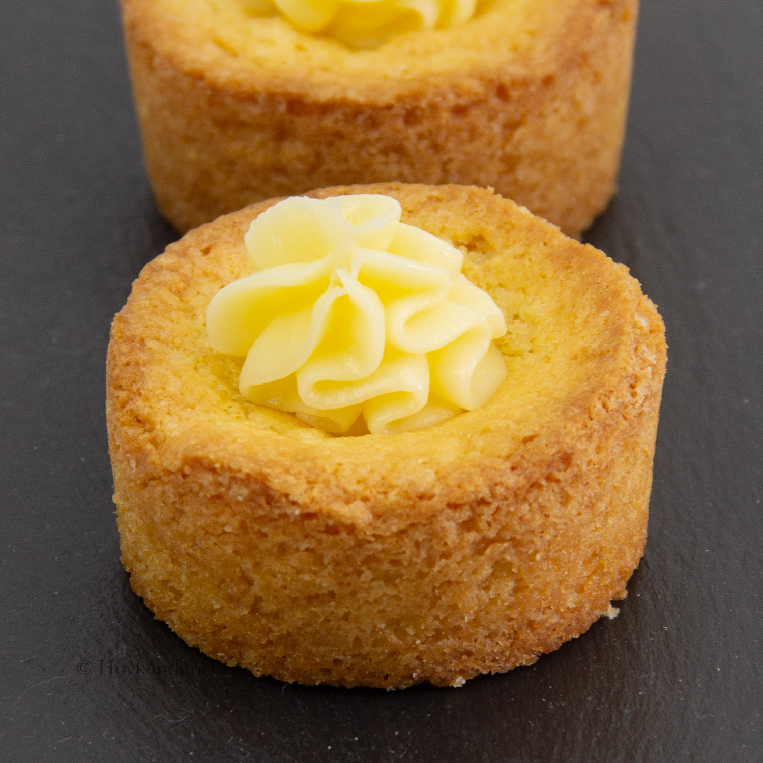 Custard Filled Lemon Muffins