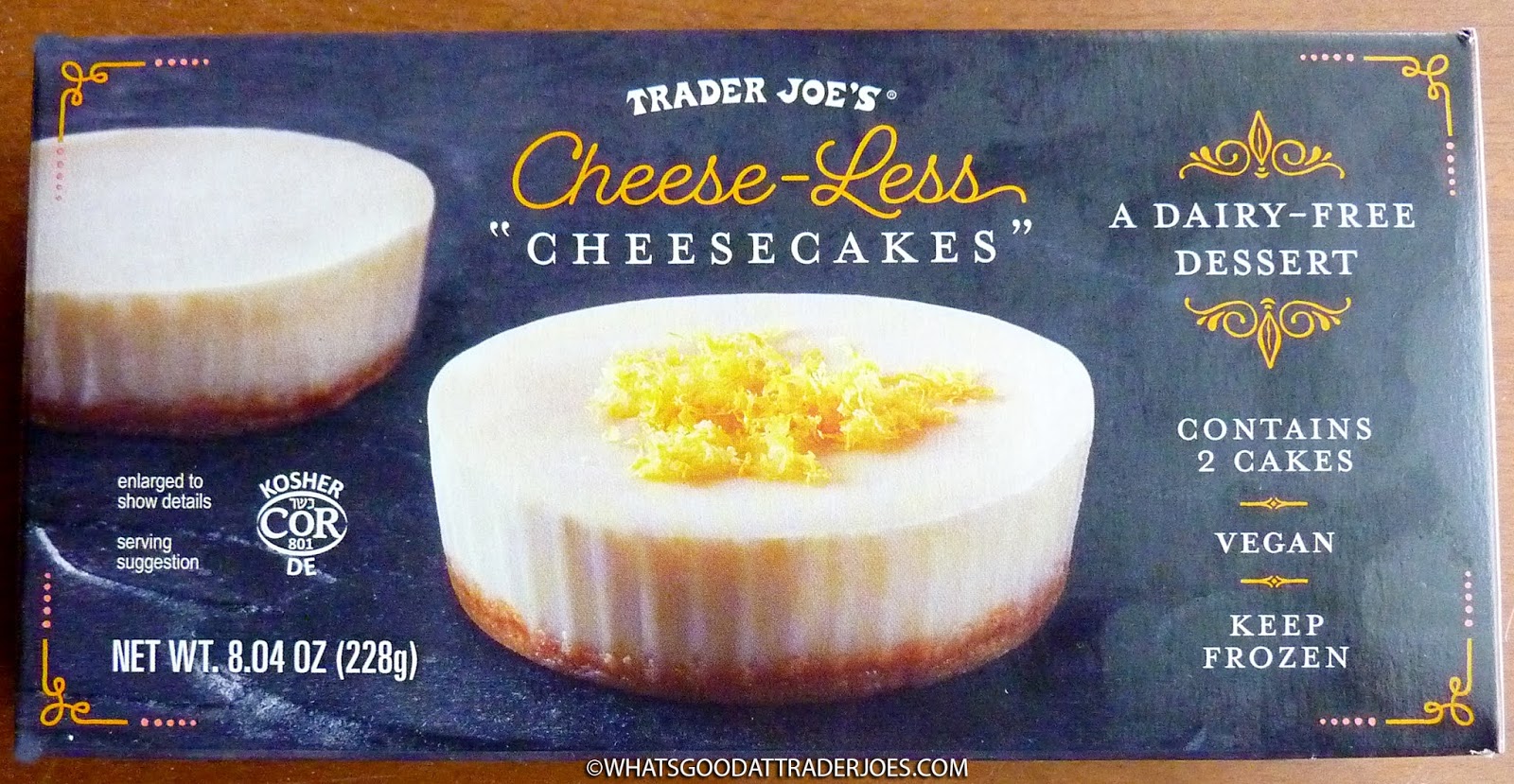 What's Good at Trader Joe's? Trader Joe's CheeseLess Cheesecakes