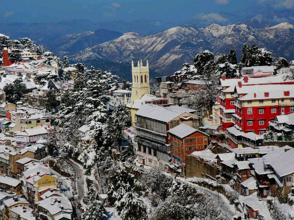Shimla Himachal Pradesh India Town