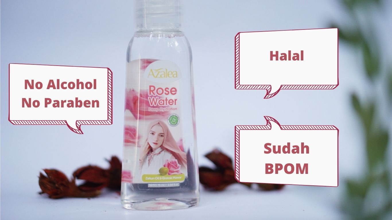 kemasan azalea rose water