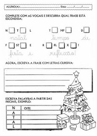 Atividades para o natal ensino fundamental