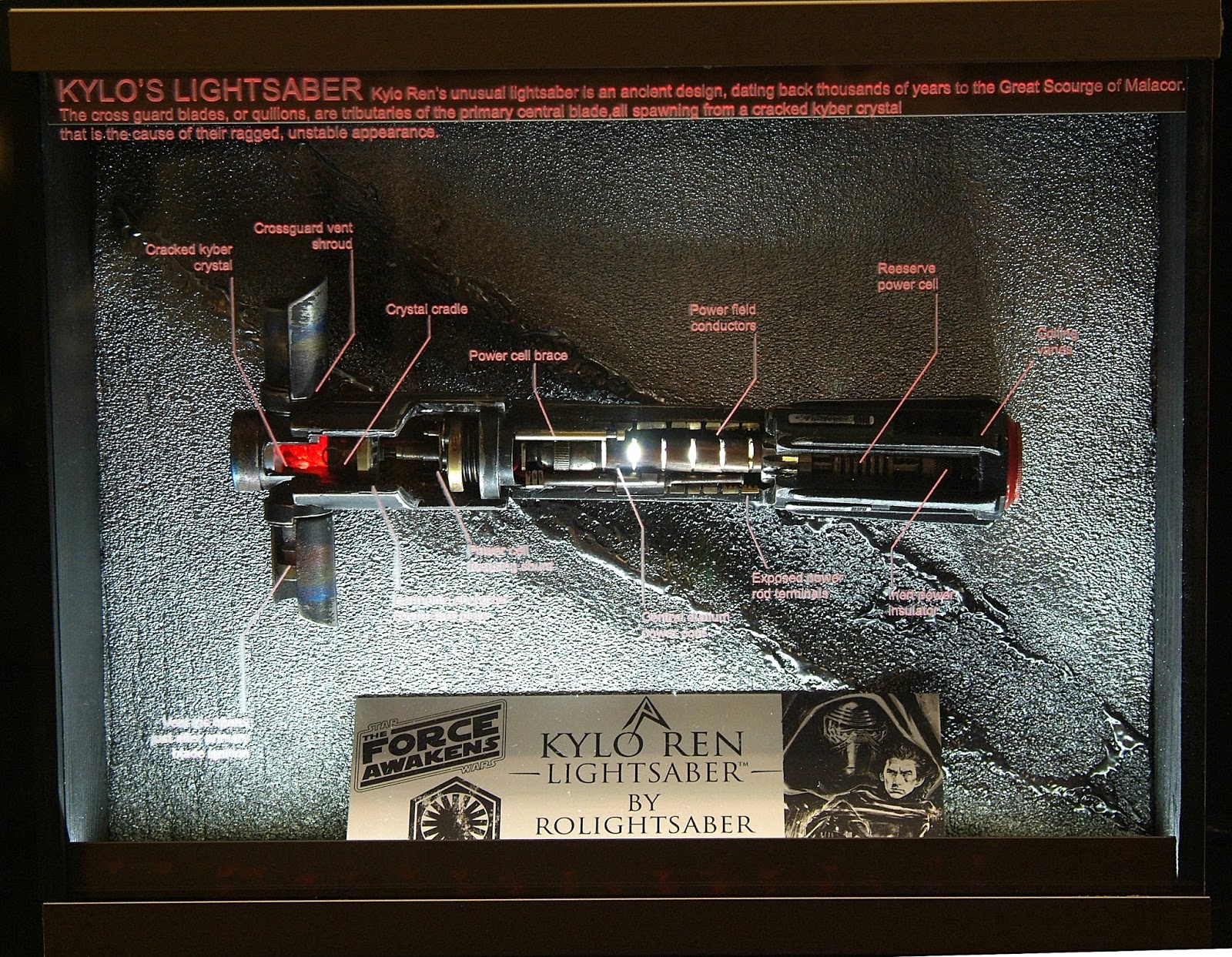 KYLO REN Lightsaber Cutaway