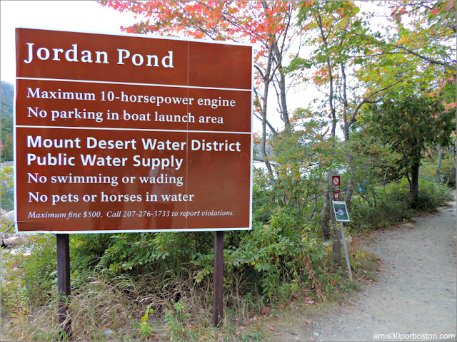Jordan Pond en el Parque Nacional Acadia