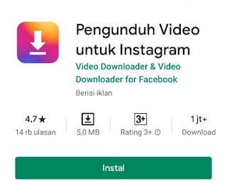 cara mudah download video dari instagram