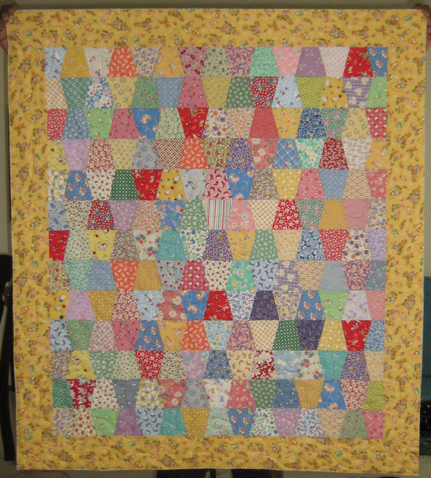 Inch by Inch Quilting Terry’s Tumbler Quilt