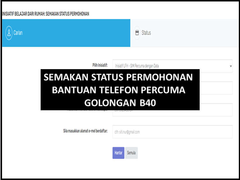 Telefon yes semak percuma Semakan Status