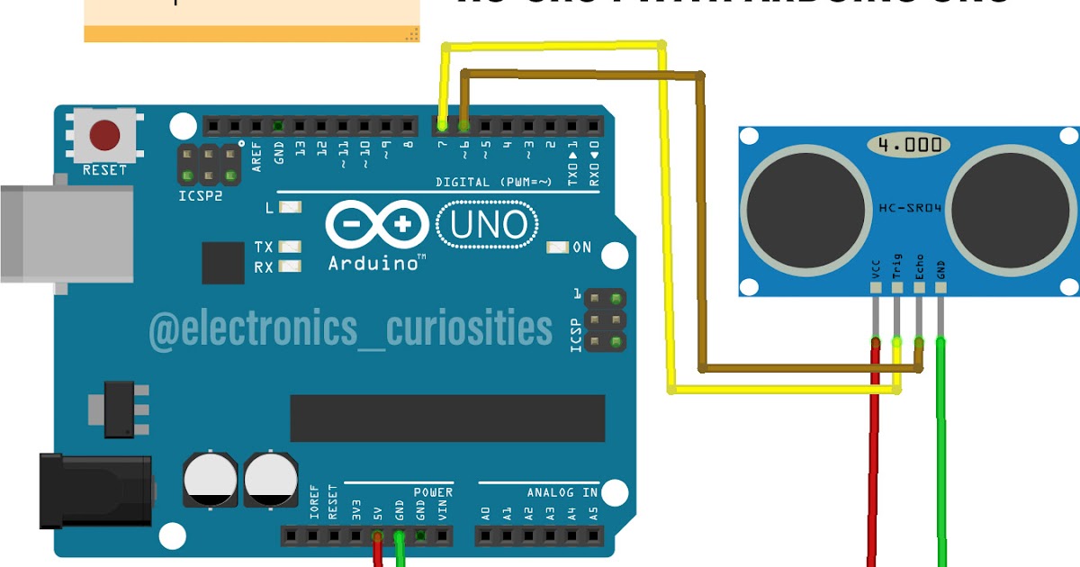 Distance Measuring using Ultra-sonic Sensor HC-SR04 using Arduino Uno ...