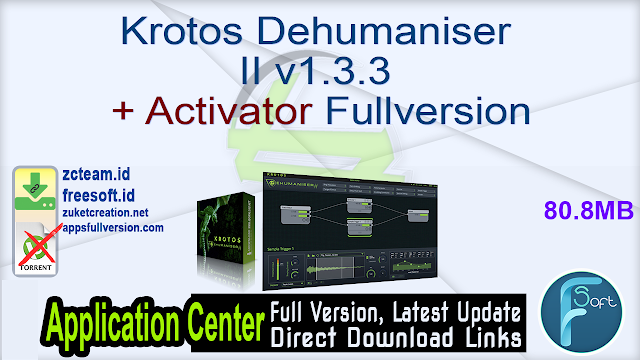 Krotos Dehumaniser II v1.3.3 + Activator Fullversion