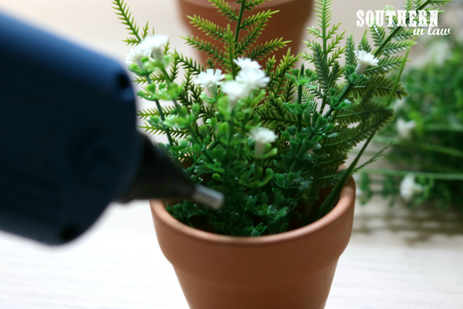 Southern In Law How to Make Your Own Curious Easter Bunny Pots (An