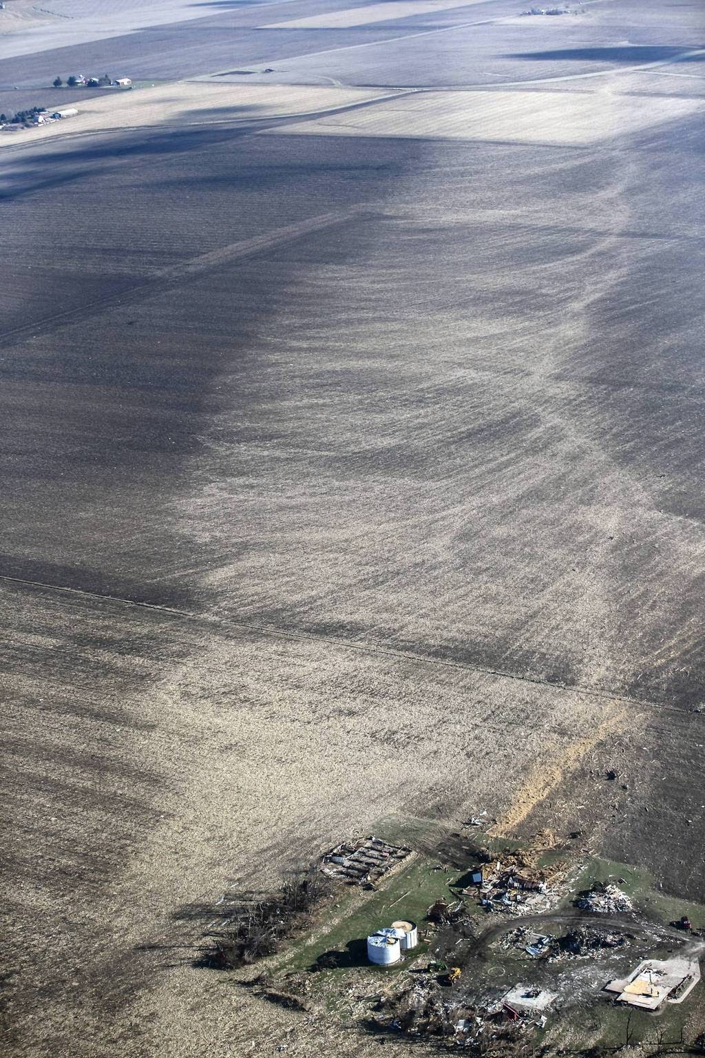 Scott Sabol's World of Weather Aerial Photo of Tornado Path in