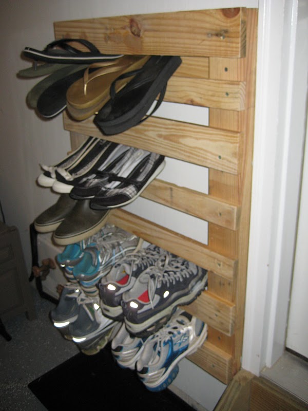 wooden shoe rack plans