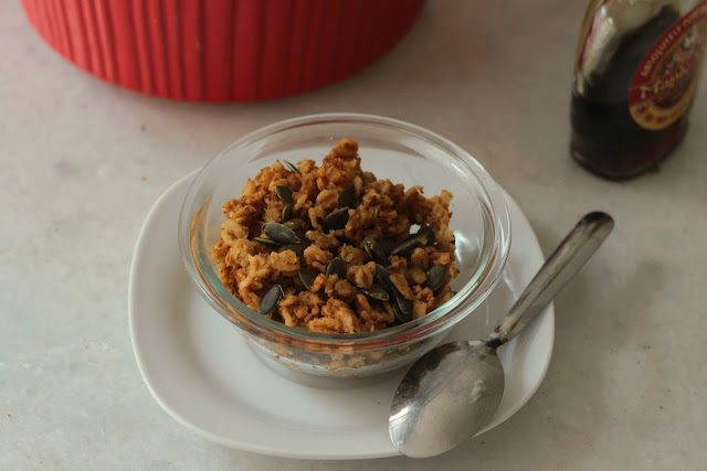 Avena Asada Con Calabaza
