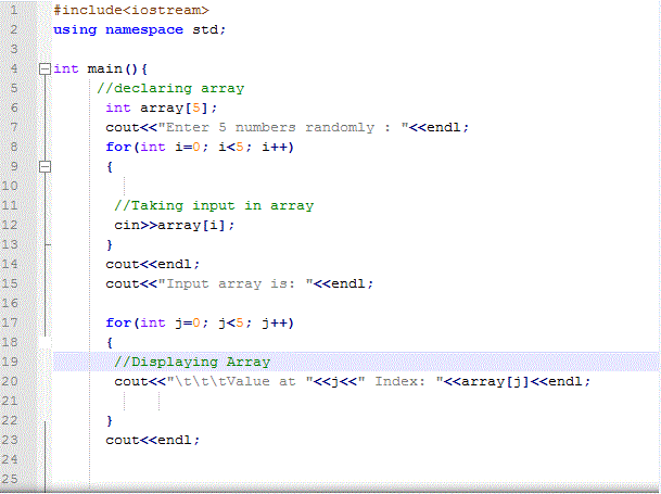 Bubble sort in c++ code example image view