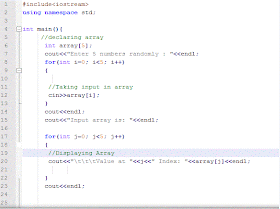 Bubble sort in c++ code example ~ C++ Programming Tutorial for Beginners