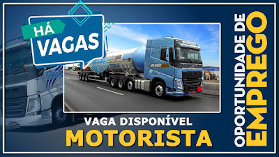 vaga para motorista carreteiro