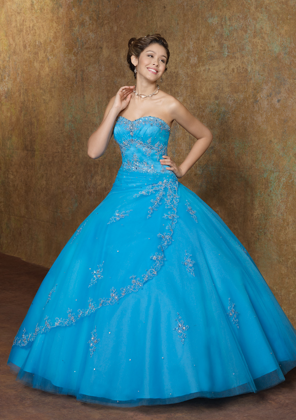 Vestidos De 15 Años Color Azul Con Dorado 100% Authentic, Save 47% |  