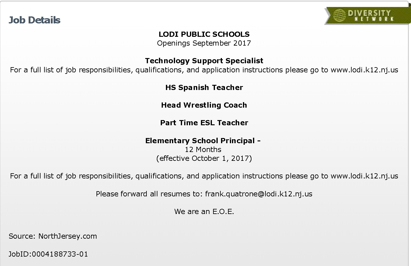 Elementary School Principal Job Description Free Documents
