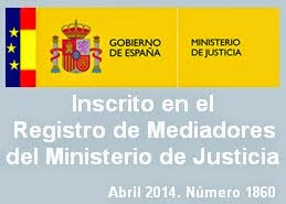 Mediador inscrito en Registro del Ministerio de Justicia