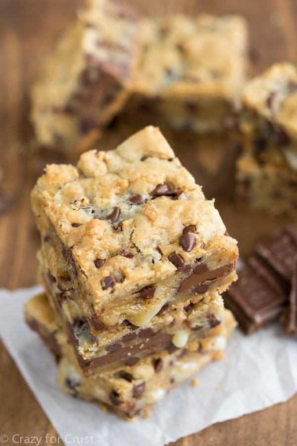 Gooey Chocolate Chip Cookie Bars MY INCREDIBLE RECIPE