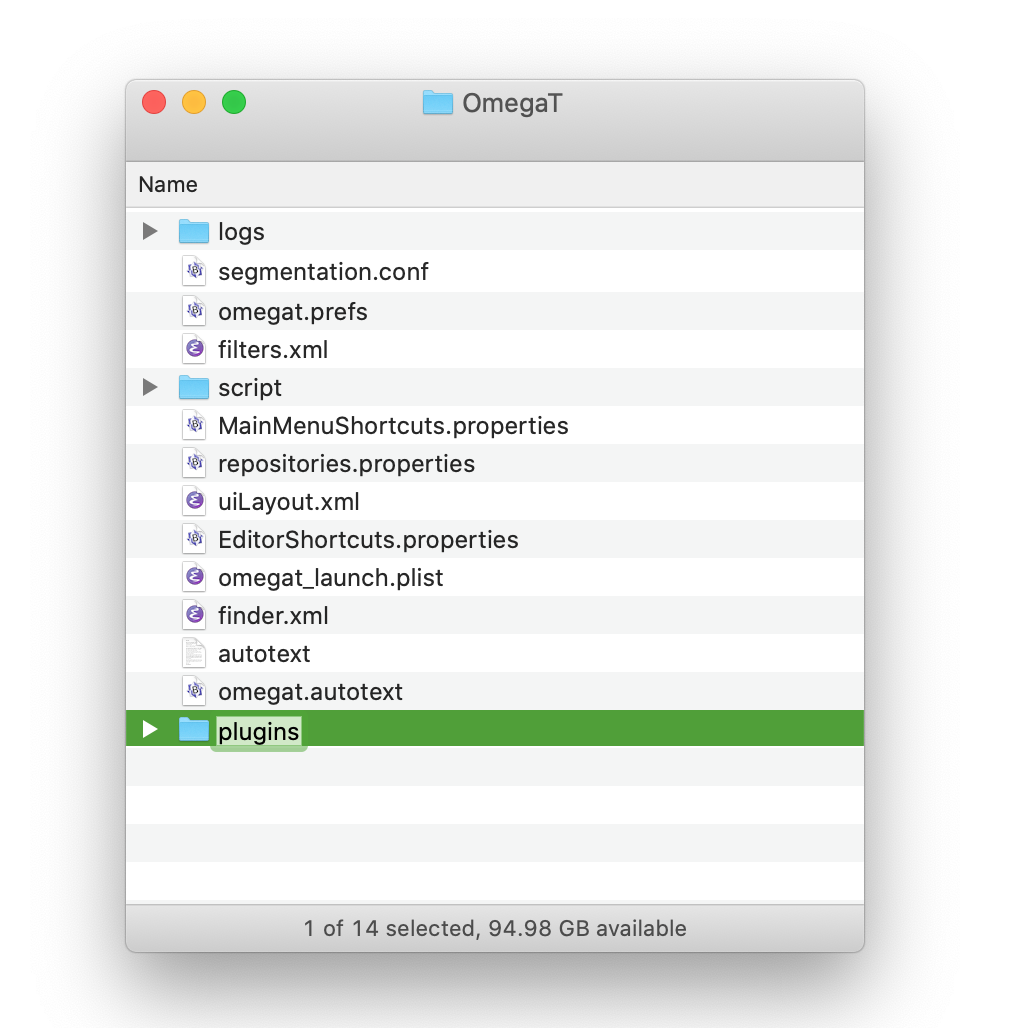 log into server with omegat