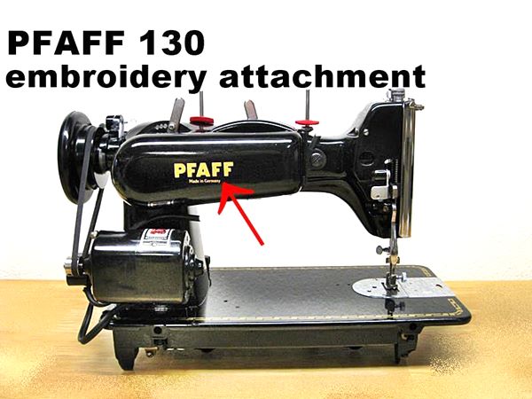 Pfaff 130 Sewing Machine / Pfaff 130 Embroidery Attachment 50010