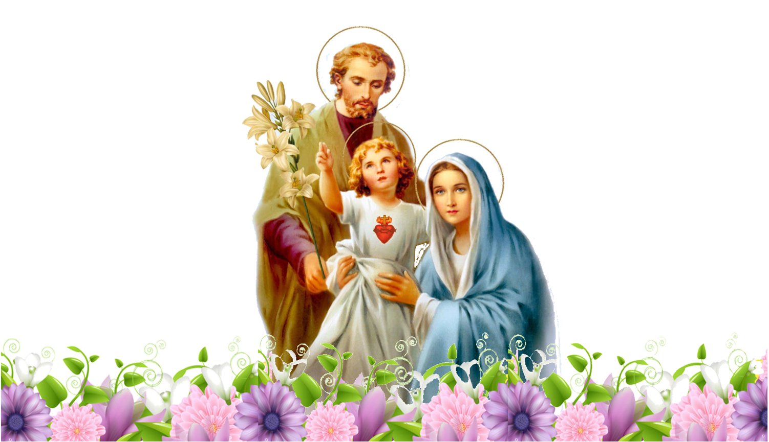 Today's Mass: Making our Families Holy like that of Jesus, Mary and Joseph.