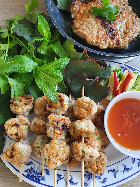 Petites brochettes de poulet à la vietnamienne; Petites brochettes de poulet à la vietnamienne