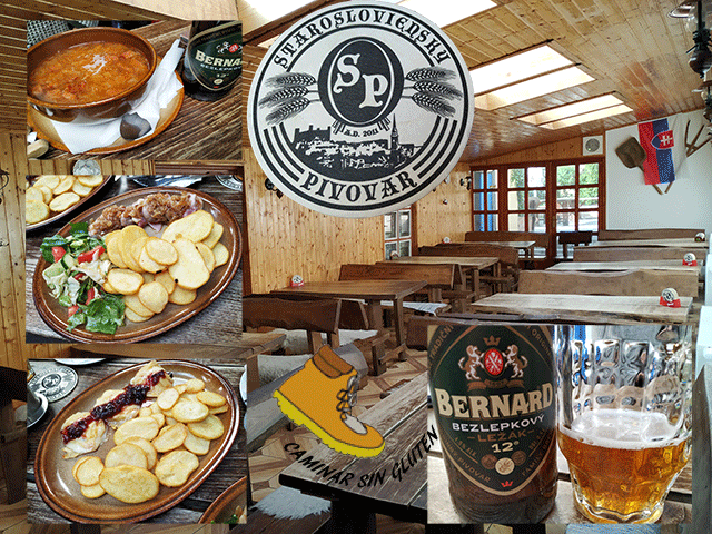 Starosloviensky Pivovar restaurante cerveceria sin gluten en Bratislava