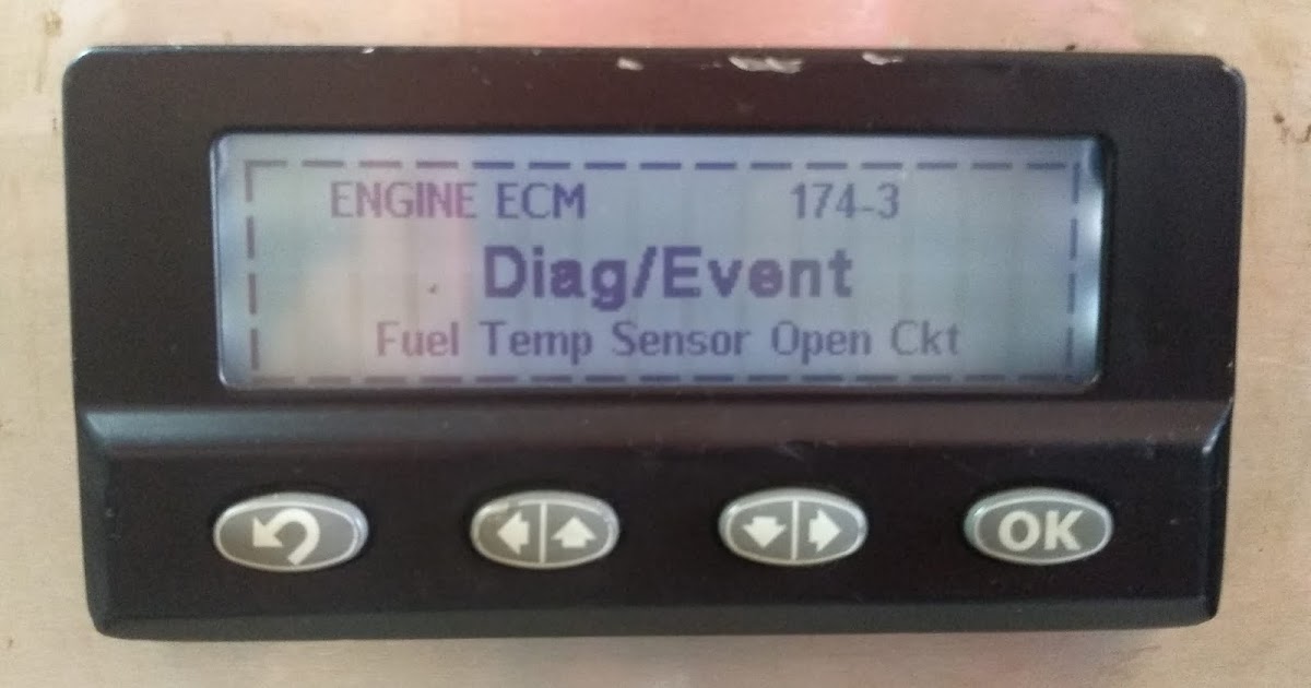 Fuel Temperature Sensor Voltage Above Normal (Diagnostic Code SPN