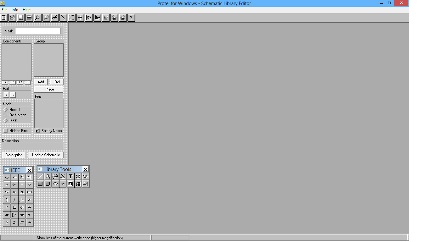 Membuat Komponen Memory Card Menggunakan Protel Schematic Library Editor