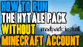 HOW TO INSTALL<br>The Hytale Pack Modpack without Minecraft account [<b>1.12.2</b>]<br>▽