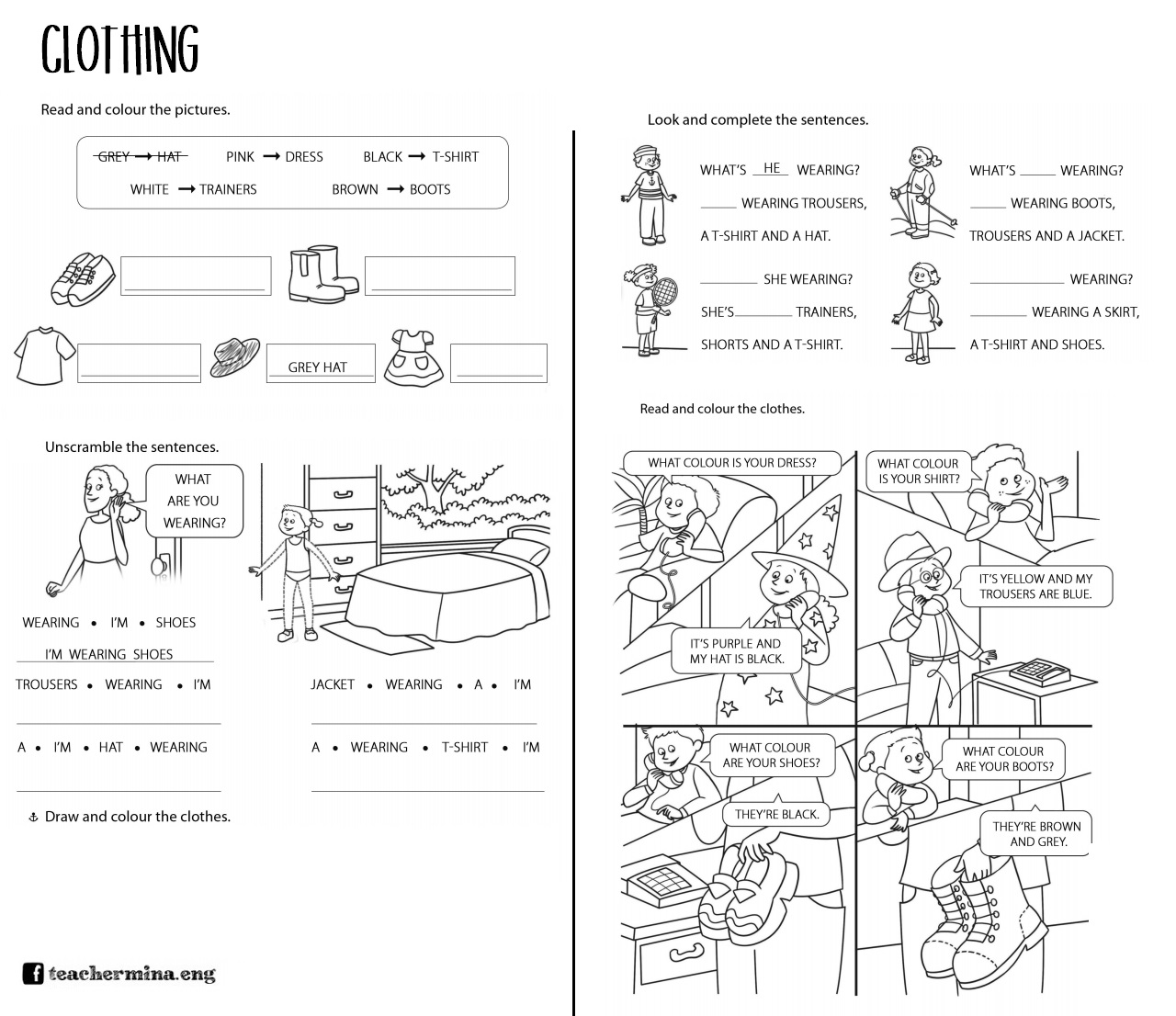 Teachermina: [activity] clothing