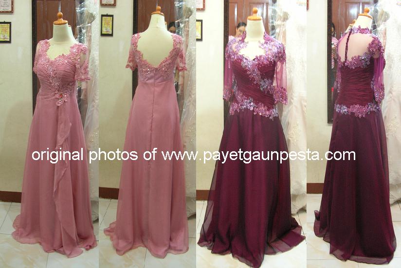 Payet Gaun Pesta Desain Baju Pesta Kebaya Modern dan 