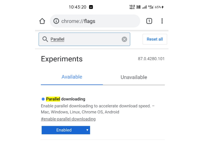 Chrome Parallel Downloading